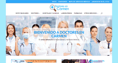 Desktop Screenshot of doctoresencddelcarmen.com